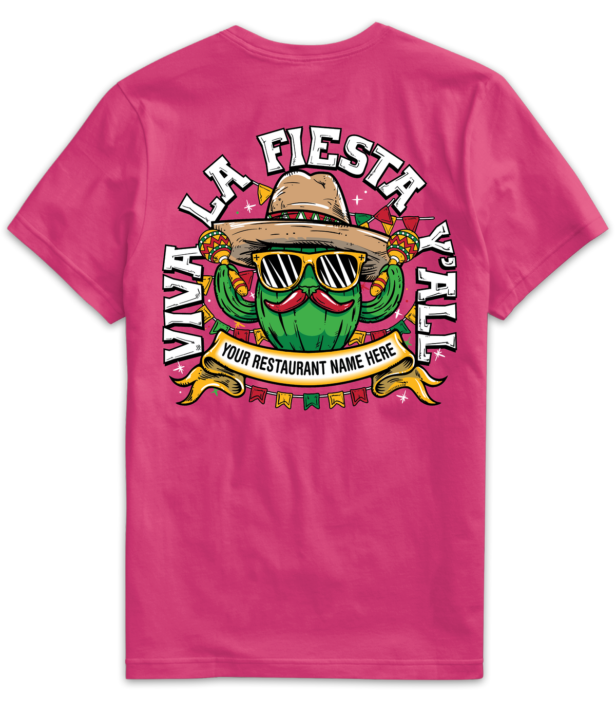 MR067- Viva La Fiesta Cactus Tee