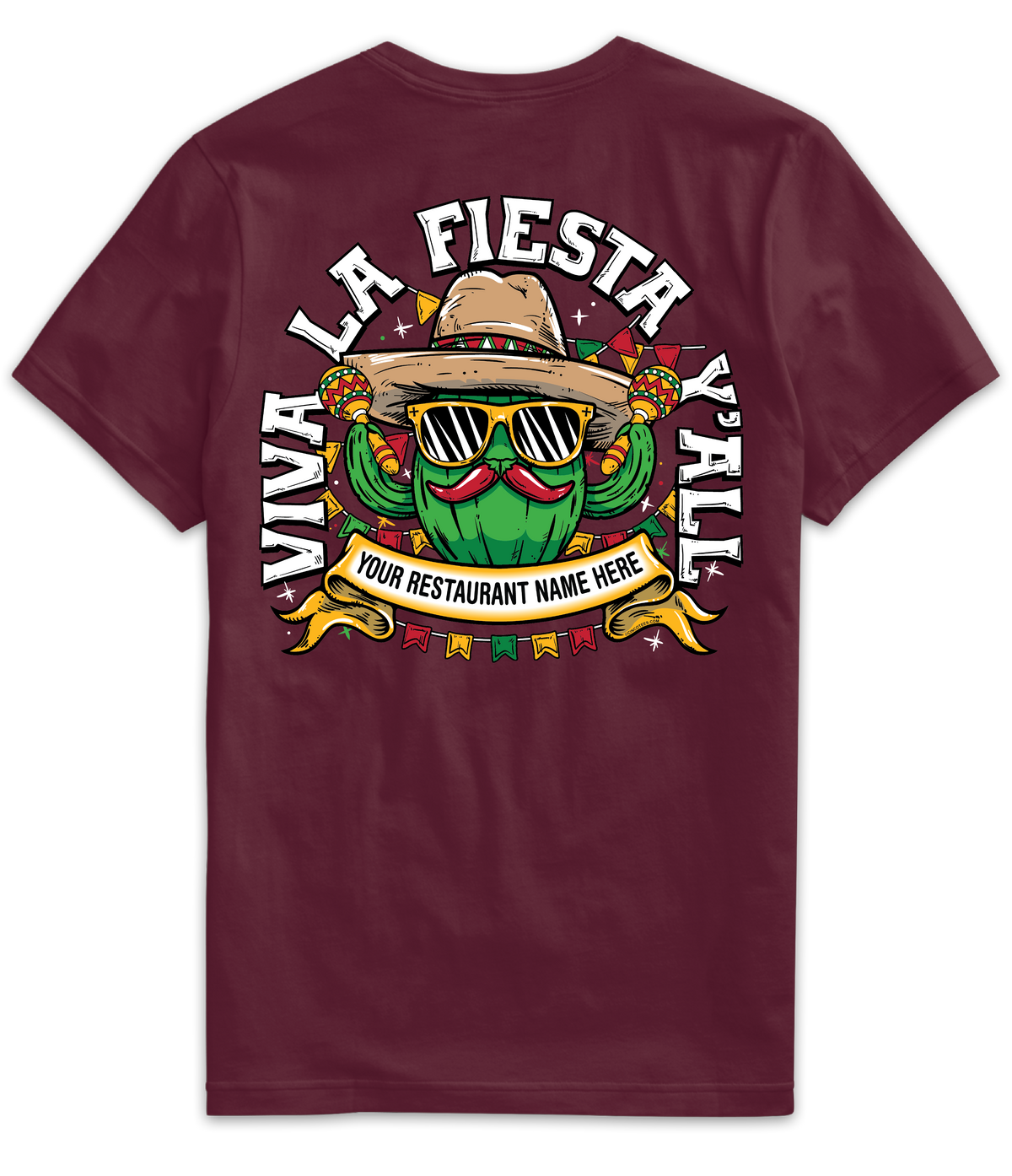 MR067- Viva La Fiesta Cactus Tee