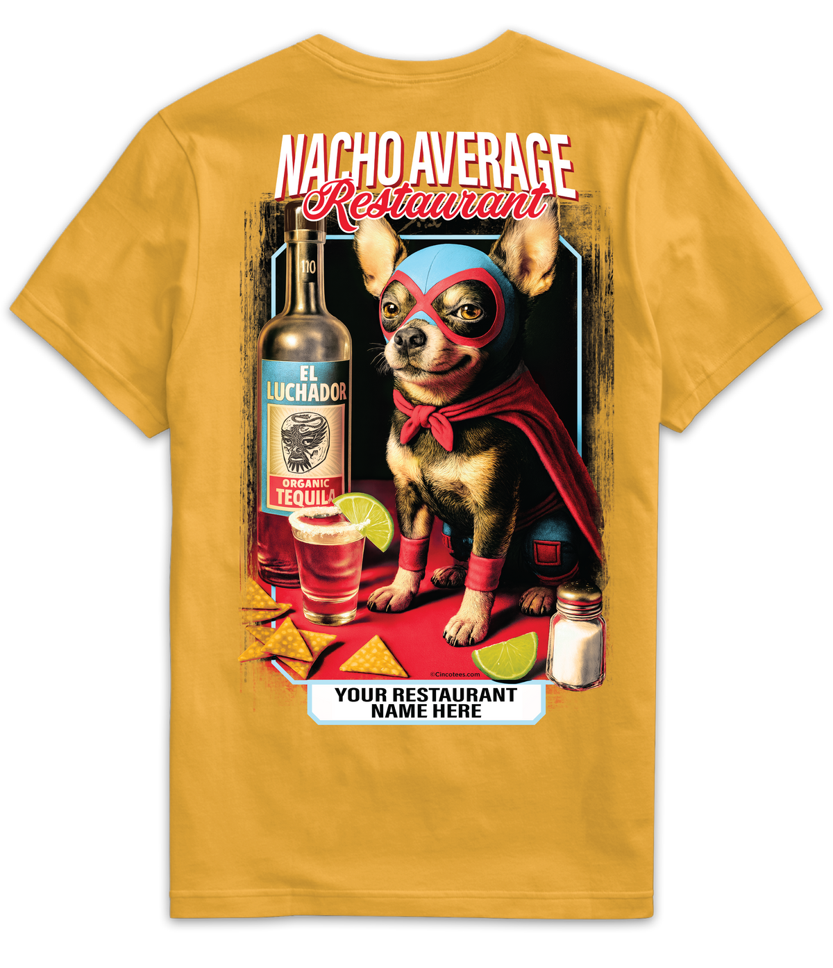 MR073- Nacho Average Restaurant Tee