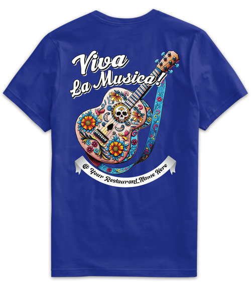 MR074- Viva La Música Guitar Tee