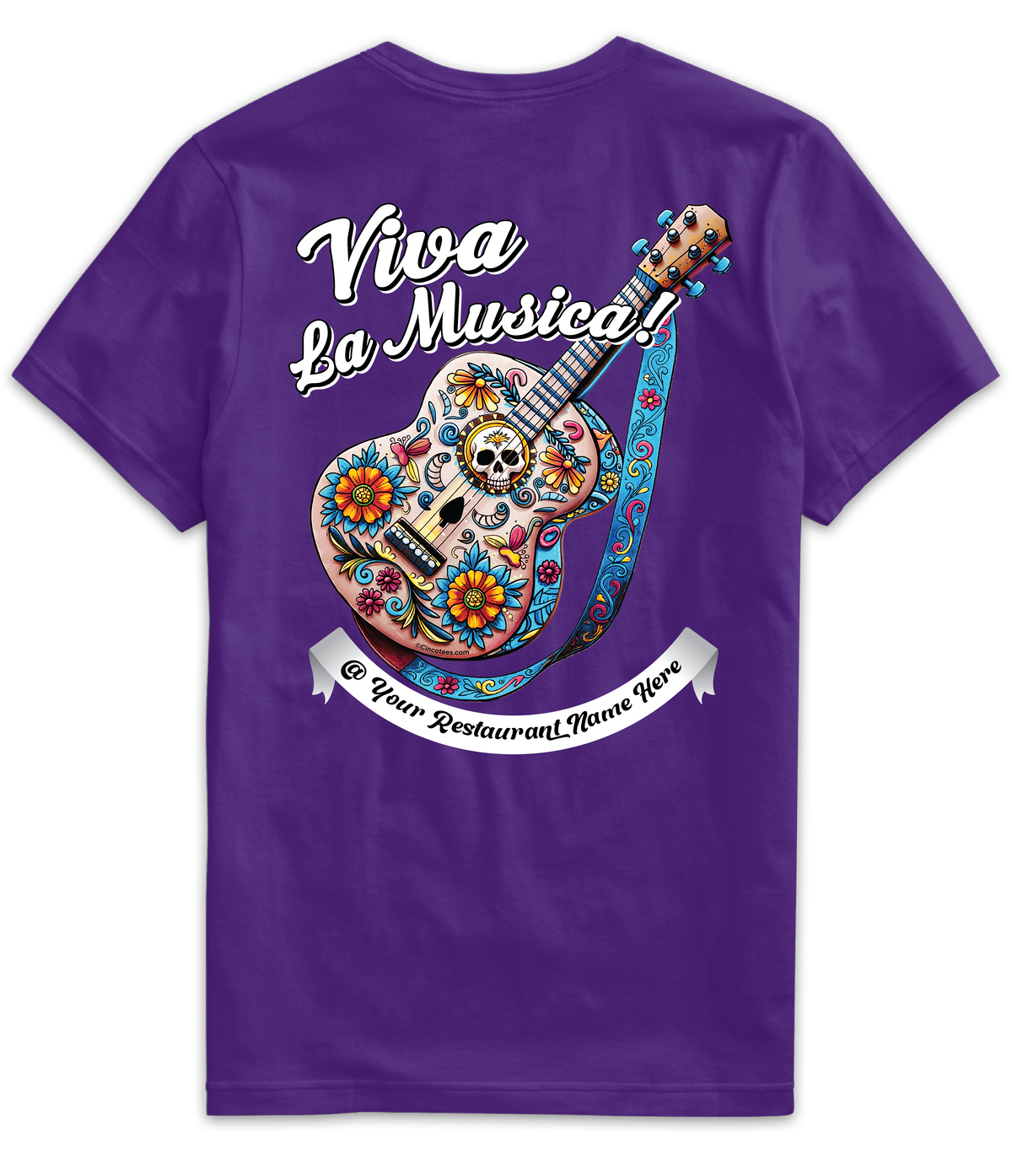 MR074- Viva La Música Guitar Tee