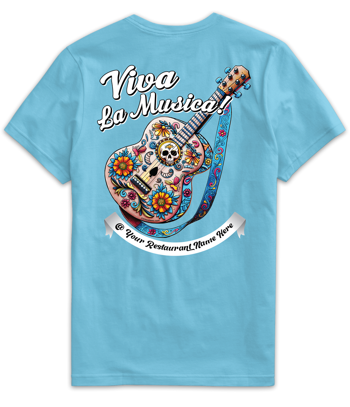 MR074- Viva La Música Guitar Tee