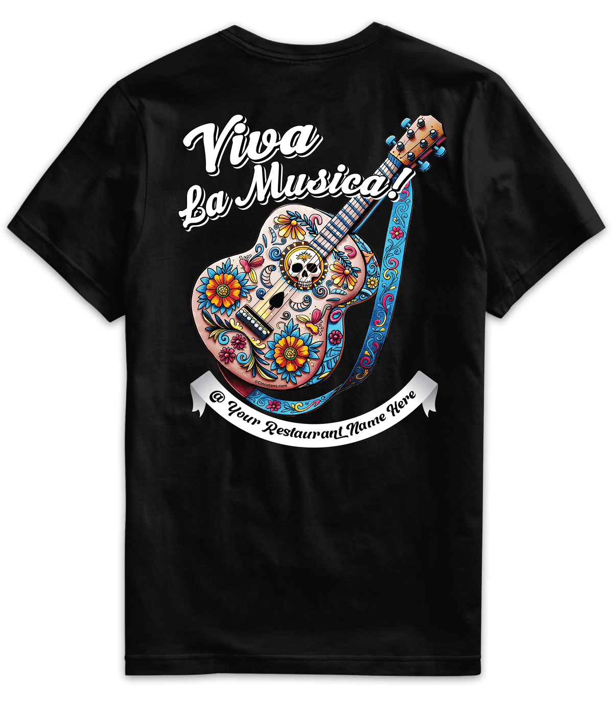 MR074- Viva La Música Guitar Tee