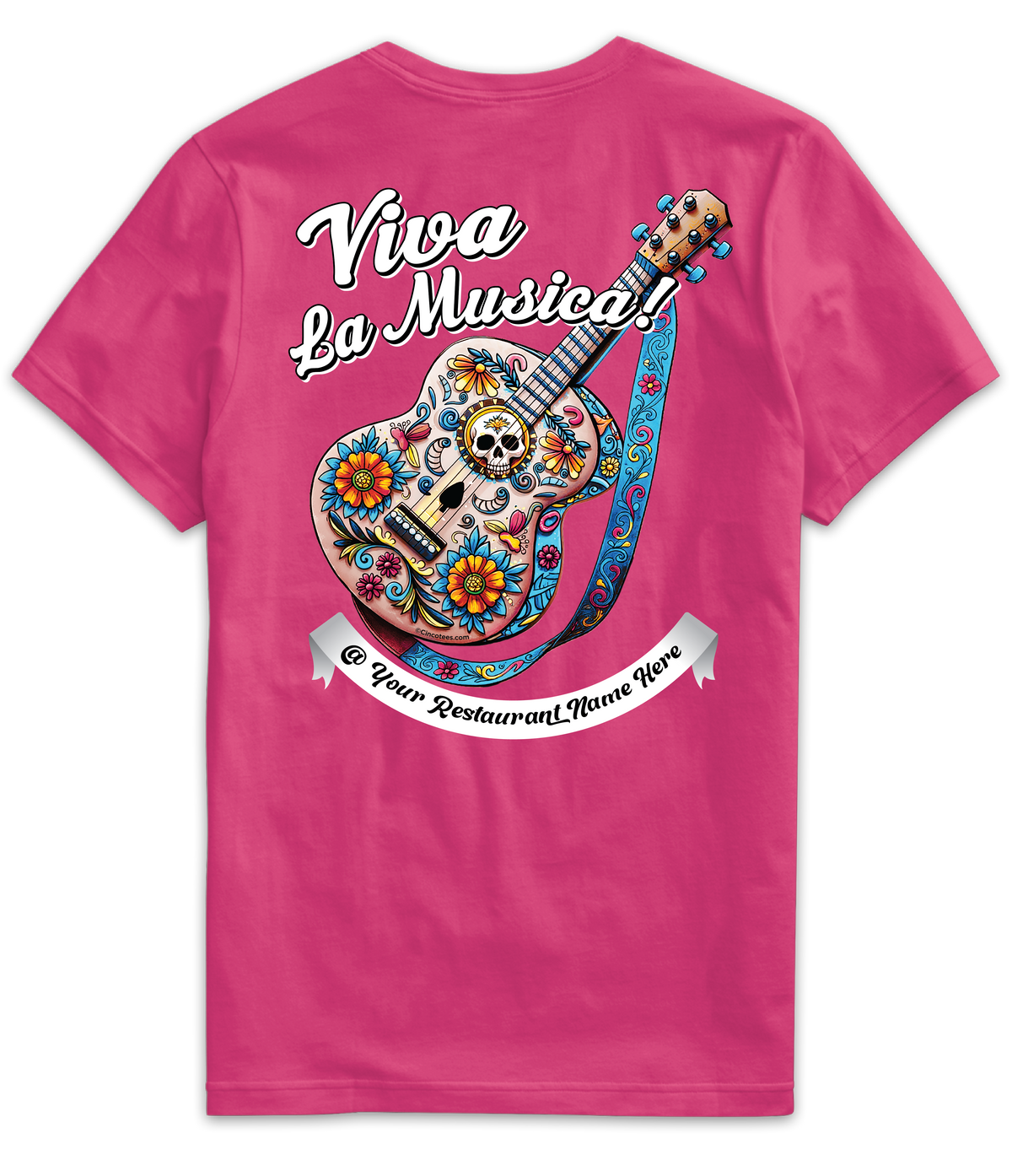 MR074- Viva La Música Guitar Tee