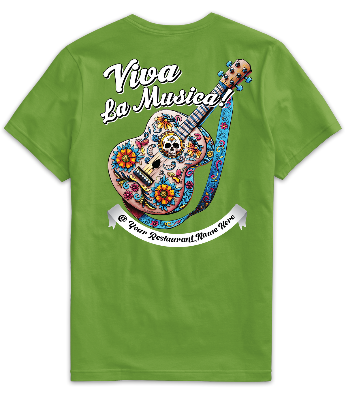 MR074- Viva La Música Guitar Tee