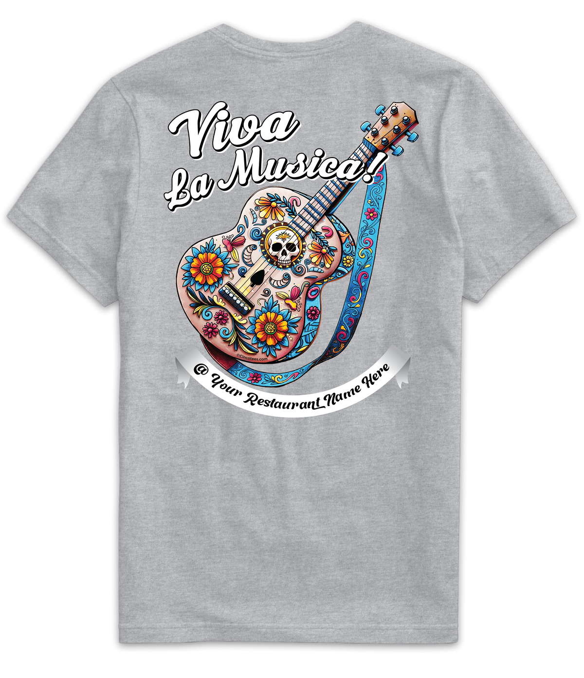 MR074- Viva La Música Guitar Tee